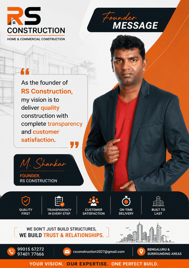 RS Construction | Premium Home Builders in Bengaluru